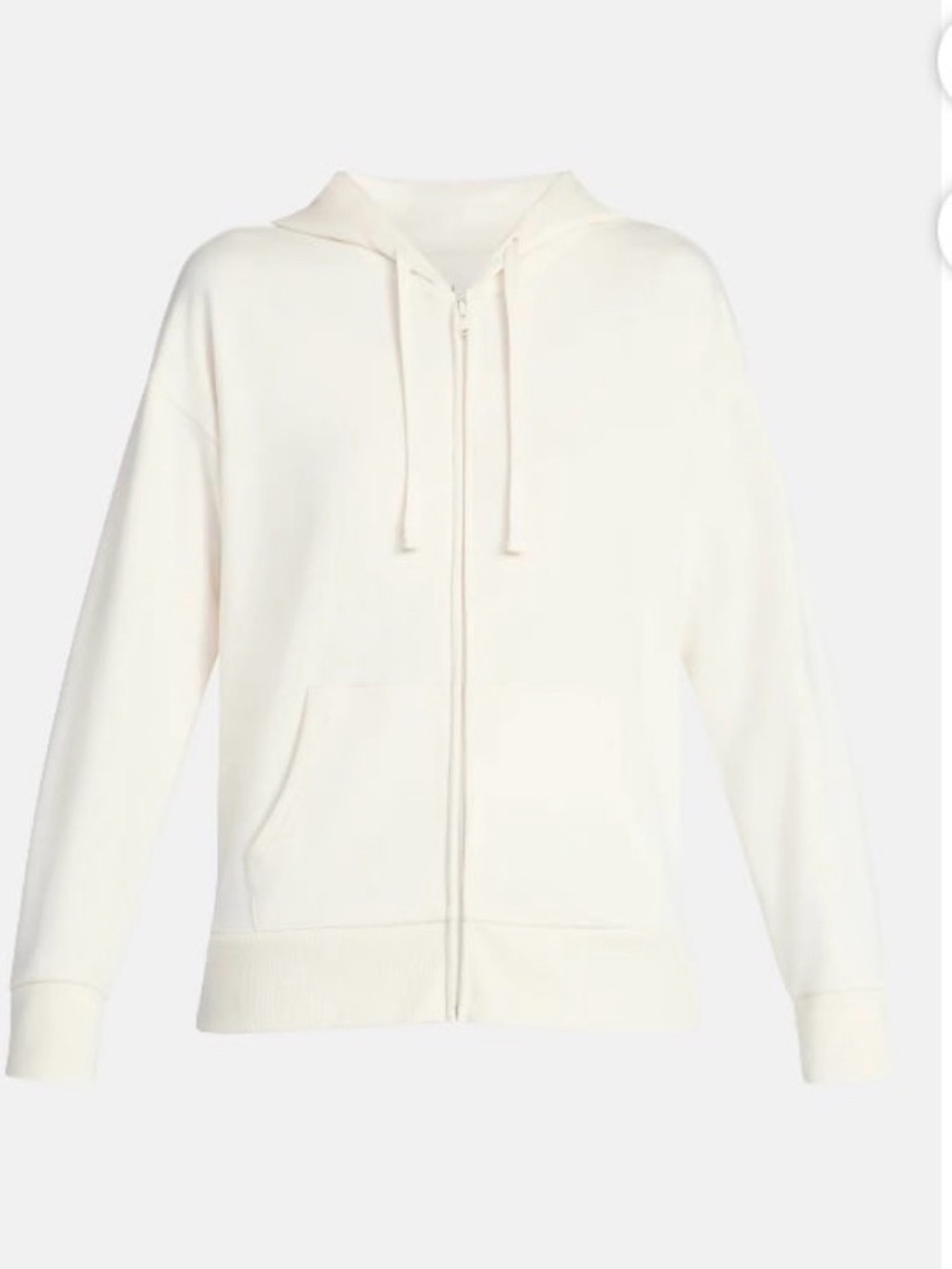 Time and Tru Cream Full-Zip Hoodie
